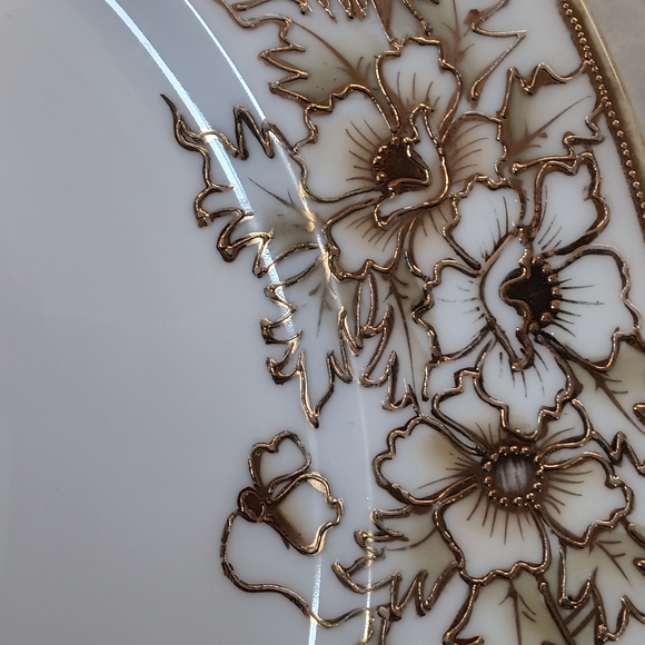 Vintage Hand Painted Nippon Large Platter - Picture 2 of 6